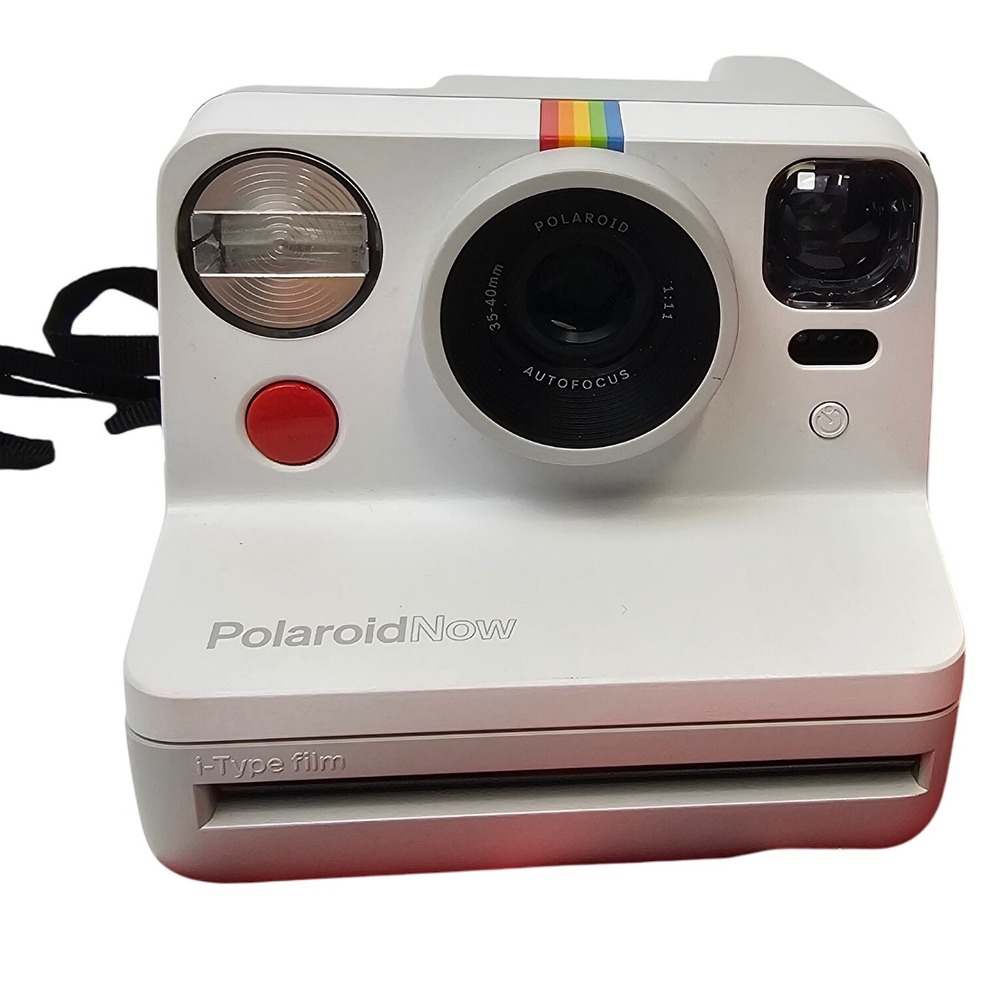 Polaroid Now I-Type Film Photo Print‎ Instant Camera Used White